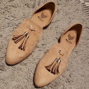 Tan loafers